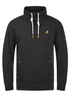 !Solid Herren Sweatshirt Pullover SDKaan mit Tube-Kragen Dunkelgrau/Schwarz/Grau