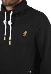 !Solid Herren Sweatshirt Pullover SDKaan mit Tube-Kragen Schwarz