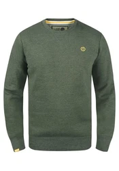 !Solid Benn O-Neck Herren Sweatshirt Pullover Pulli Mit Rundhalsausschnitt Dunkelgrün/Grün