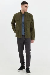 !Solid Feldjacke Stehkragen SDMingus (190512) Dunkelgrün/Khaki/Grün