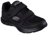 Schwarze Sneakers mit Klettverschluss image