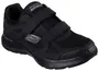 Schwarze Sneakers mit Klettverschluss image