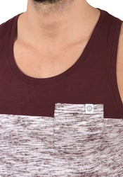 !Solid Tanktop SDSion Bordeaux/Dunkelrot