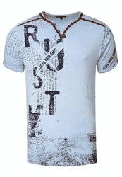 Rusty Neal T-Shirt Grau/Braun