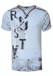 Rusty Neal T-Shirt Grau/Braun