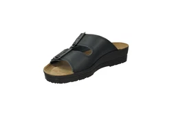 Rohde Pantolette Schwarz/Beige