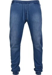 URBAN CLASSICS Bequeme Jeans Urban Classics Herren Knitted Denim Jogpants 