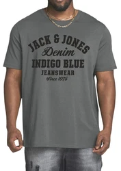 Jack & Jones Print-Shirt (2er-Pack) Blau/Lila/Dunkelblau