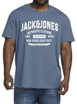 Jack & Jones Print-Shirt T-Shirt Blau/Dunkelblau/Hellblau