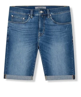 Pierre Cardin 5-Pocket Jeans Antibes Bermuda Blau