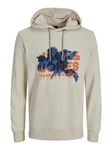 Jack & Jones Longsweatshirt JCOMARINA SWEAT HOOD Beige