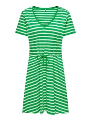 ONLY Relax-fit Jeans ONLMAY S/S V-NECK SHORT DRESS JRS Grün/Neonfarben/Türkis