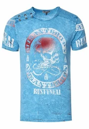 T-Shirt mit Markenprint