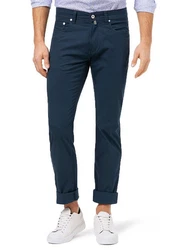 Pierre Cardin 5-Pocket Hose Lyon Tapered Dunkelblau/Hellblau/Blau