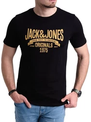 Jack & Jones Print-Shirt (5er-Pack) T-Shirts mit Aufdruck Lila/Dunkelgrau/Schwarz/Dunkelblau
