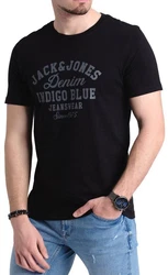Jack & Jones Print-Shirt (5er-Pack) T-Shirts mit Aufdruck Dunkelgrün/Rot/Dunkelblau/Blau