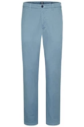 MEYER Chinohose mit Stretch-Anteil Blau/Hellblau/Grau