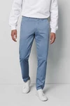 MEYER Chinohose mit Stretch-Anteil Blau/Hellblau/Grau