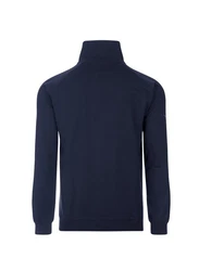 Trigema Sweatjacke Raglanjacke aus Sweat-Qualität blau