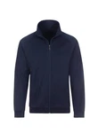 Trigema Sweatjacke Raglanjacke aus Sweat-Qualität blau