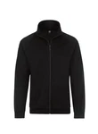 Trigema Sweatjacke Raglanjacke aus Sweat-Qualität Schwarz/Dunkelblau