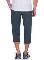 Trigema Jerseyhose 3/4-Hose mit Kordelzug grau (anthrazit)