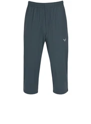 Trigema Jerseyhose 3/4-Hose mit Kordelzug grau (anthrazit)