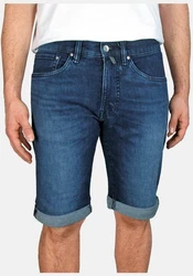 Pierre Cardin 5-Pocket Jeans Antibes Bermuda dunkelblau (30330 8075.6817)