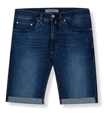 Pierre Cardin 5-Pocket Jeans Antibes Bermuda dunkelblau (30330 8075.6817)