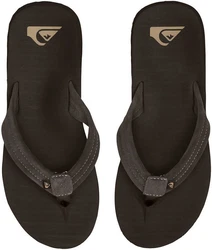 Quiksilver Carver Suede Core Sandale Schwarz/Braun/Dunkelbraun/Dunkelgrau/Grau/Beige