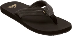 Quiksilver Carver Suede Core Sandale Schwarz/Braun/Dunkelbraun/Dunkelgrau/Grau/Beige
