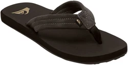 Quiksilver Carver Suede Core Sandale Schwarz/Braun/Dunkelbraun/Dunkelgrau/Grau/Beige