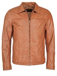 JCC Lederjacke Luca Orange/Braun