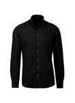 Trigema Poloshirt Business-Hemd aus DELUXE-Single-Jersey schwarz
