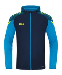 Jako Sweatjacke Performance Kapuzenjacke Hellblau/Dunkelblau/Blau