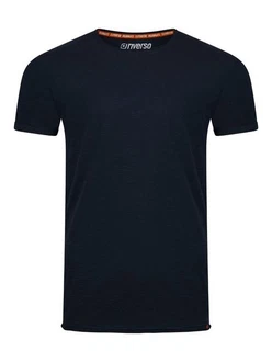 riverso T-Shirt Herren Basic Shirt RIVLenny Regular Fit Dunkelblau
