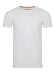 riverso T-Shirt Herren Basic Shirt RIVLenny Regular Fit Grau/Weiß/Creme