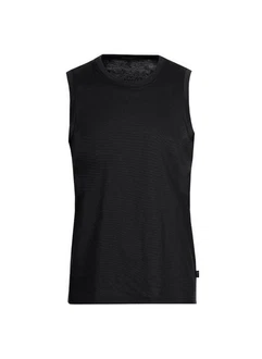 Trigema Trägertop Trägershirt Schwarz/Grau