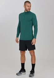 ENDURANCE Langarmshirt Lead (1-tlg) Türkis/Dunkelgrün/Grün