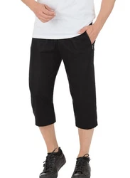 Trigema Jerseyhose TRIGEMA 3/4 Freizeithose schwarz