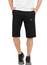 Trigema Jerseyhose Bermuda Style schwarz