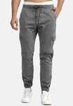 Indicode Cargohose Levy Hellgrau/Grau/Khaki/Dunkelgrau