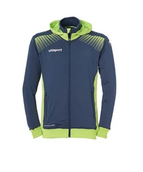 uhlsport Sweatjacke Goal Tec Kapuzenjacke Blau/Hellblau/Dunkelblau/Grün/Gelb