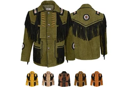 German Wear Trachtenjacke Style GW959J Dunkelgrün/Braun