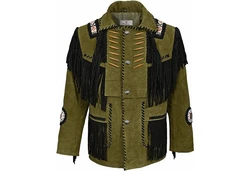 German Wear Trachtenjacke Style GW959J Dunkelgrün/Braun