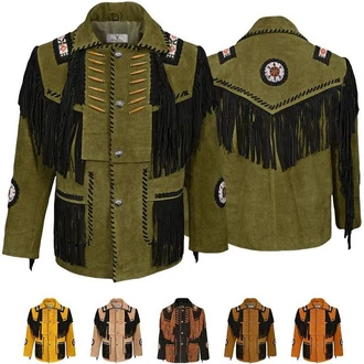 German Wear Trachtenjacke Style GW959J Dunkelgrün/Braun