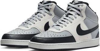 Nike Sportswear COURT VISION MID NEXT NATURE Sneaker Grau/Blau/Hellgrau