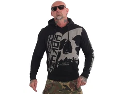 YAKUZA Hoodie Skull View Rot/Schwarz/Grün/Dunkelblau