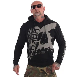YAKUZA Hoodie Skull View Rot/Schwarz/Grün/Dunkelblau
