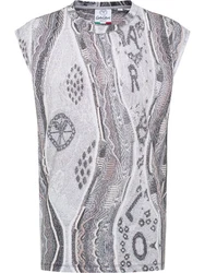 CARLO COLUCCI Tanktop DeLeo Silber/Grau/Hellgrau/Rot/Dunkelgrau